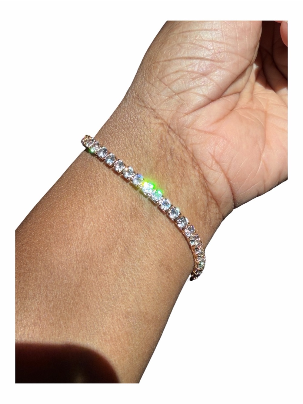 Classic Clear Stone Tennis Bracelet - Gold